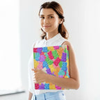 Colorful Sweet Jelly Bears Round Ring Binders Gummy Candies 1.5 Inch 3 Ring Binder with Clipboard Holds 200 Sheets Office Home School - Image 5