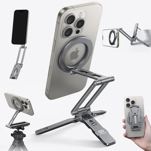 Lamicall for MagSafe Tripod Stand Ultra-Compact with 1/4" Screw, Arca, Hook by Lamicall