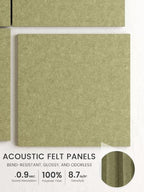 Bumusty 48" x 36" Large Cork Board Alternative, Seaweed - Image 3