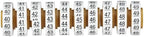 3M ScotchCode Wire Marker Tape Refill Roll SDR-40-49, Numbers '40-49' by 3MIndustrial