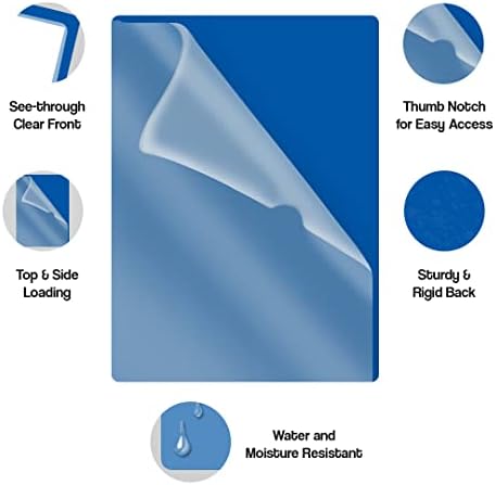 Doctor Stuff Premium Navy Blue Letter Size File Folders, 25 per package, 15 gauge vinyl back, 9.25 x 11.75 in - Image 4