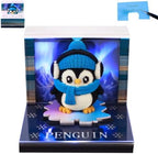 3D Memo Pad Time Piece Calendar 2027, 3D Tear-Off Art Desk Calendar 2027, Creative 3D Memo Pad Paper Art Tree House DIY Paper Carving Decoration (Aurora Penguin) by PTAEXCEL
