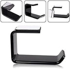 Headphone Holder Headset Stand Headphone Stand Simple Headphone Stand Holder Hanger Hook Tape Under Desk Dual Headset Stand Mount Earphone Holder Easy to Use Headset Holder(3pcs) - Image 3