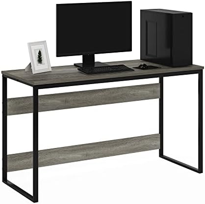 Furinno Moretti Modern Lifestyle Enhanced Study Desk, 52, French Oak Grey by Furinno-FitsYourSpaceFitsYourBudget