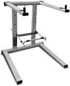 AxcessAbles Portable Folding Laptop Stand with Bag | Elevated MacBook Stand for Home Office, Music Production, Gaming, DJ Controller | No Assembly Required (White) - Image 2
