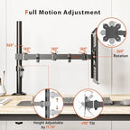 BONTEC Laptop Arm for Desk, 13-32 Inch, 22lbs, VESA 75/100 Compatible - Image 3