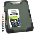 Sooez Toughest Clipboard with Storage, Internal Pen Pouch Included, Letter/ A4 Size, Shockproof Heavy Duty Plastic Clip Boards 8.5x11”, High Capacity Clipboards Box Case for Contractor Trucker Driver by Sooez