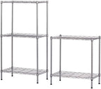 5 Tier Storage Racks Shelving, Heavy Steel Pantry Shelves, Adjustable Wire Shelving Rack, Suitable for Garage, Kitchen, Bathroom, Office, 21" W x 11.4" D x 59" H, Chrome - Image 4