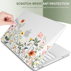 May Chen Compatible with MacBook Neo 13 inch Case 2026 Model A3404, Plastic Hard Shell,Keyboard Cover,Screen Protector,Dust Plug, for MacBook Neo 13" with A18 Pro Chip, Spring Flowers - Image 6