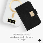 kate spade new york Deco Magnetic Card Holder/Wallet - Black - Image 2