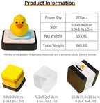 3D Memo Pad, 3D Calendar 2027, Time Piece Calendar, Tear-Off Calendars 2027, 3D Paper Carving Art Memo Pad, Art Carving Sticky Notes for Office Home Gifts Ornaments (Yellow Duck) - Image 4