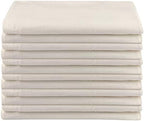 DG Collections 100% Cotton Flour Sack Towels – 12 Pack, 27x27 Inches, Natural, Lint-Free, Pre-Washed, Hemmed Edges – Reusable Kitchen Towels for Cleaning, Embroidery, Printing & Crafts - Natural - Image 2