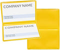 StoreSMART - Yellow Folding Business Card Holders - 500 Pack - Polypropylene Plastic (RPP2915Y-500) by StoreSMART