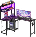 53" L Shaped Gaming Desk Reversible Corner Desk for Home Office by HAPPYMONTLLC