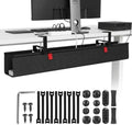 36 Inch Under Desk Cable Management Tray No Drill Desk Cord Management Organization, Large-Capacity Cable Organizer for Home and Office Work Accessories by AxPower