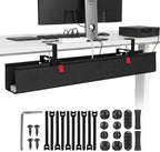 36 Inch Under Desk Cable Management Tray No Drill Desk Cord Management Organization, Large-Capacity Cable Organizer for Home and Office Work Accessories by AxPower
