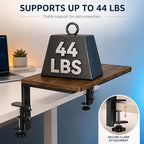 Clamp-On Desk Extender, 15 x 9.5 Inch Monitor Riser - Image 4