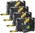 Compatible for Brother P Touch Label Maker Tape 24mm 0.94 Laminated Gold by greencycle