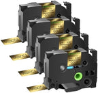 Compatible for Brother P Touch Label Maker Tape 24mm 0.94 Laminated Gold by greencycle