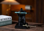 Medieval Templar Vanguard Officer Knight Pen Holder Desk Organizers Black - Image 5