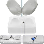 GEEKRIA Headphones Charging Stand, Compatible with Sony WH-1000XM6 / 1000XM5, 3D Printed Resin Magnetic Dock, Gaming Headset Base (White) - Image 2