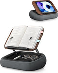 SupeDesk Lap Beanbag Book Stand with Storage, Adjustable Reading Pillow for Bed & Desk, Multi-Angle Book Stand Pillow Holder, Hands-Free Lap Reading Stand for Book,iPad, Tablet by SupeDesk