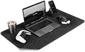 DELTAHUB - Minimalistic Felt Desk Protective Pad, Anti-Fray, Anti-Slip, Easy to Clean, Easy Glide, Long Lasting, Sleek Design, Comfortable, Resistant, Desk Mat, PC, Mac, Laptop - Large (18x32inch) by DELTAHUB