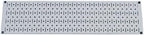 Wall Control Narrow Pegboard Rack 8in x 32in Gray Metal Pegboard Runner Tool Board by Wall+Control