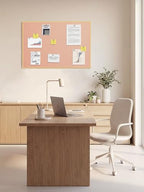 Fabric Bulletin Board 30x20 inches, Golden Aluminum Framed Wall Pin Board - Image 6