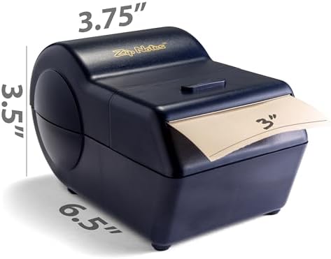 Administrator Sticky Note Dispenser and Holder, Dark Blue, High Capacity, School, Office, and Home Use, 4.1" W x 3.6" D x 6.5" H (0020) - Image 3