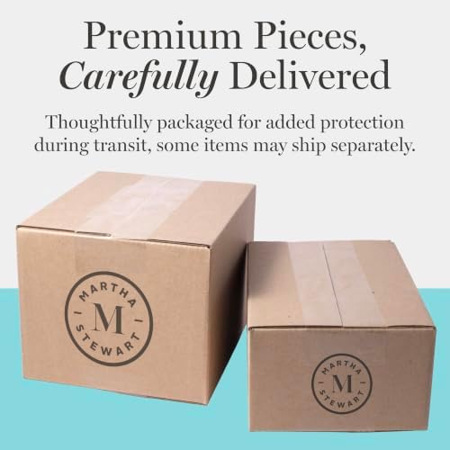 Martha Stewart Kerry Stackable Desk Drawer Organizers, Clear/Gold, 6-Pack - Image 4