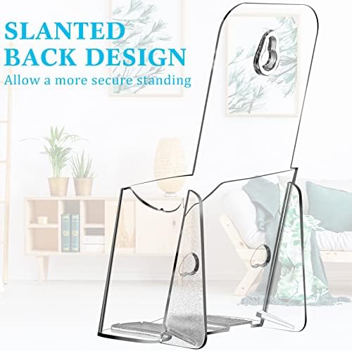 Yookeer 20 Pieces Acrylic Brochure Holder Clear Rack Card Holder - Image 5