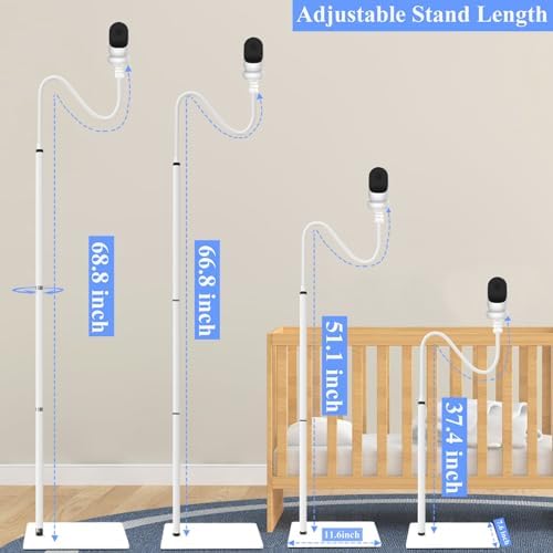 Baby Monitor Floor Stand Holder Mount for Owlet Dream Sight (Gen 3)/Dream Duo (Gen 2)/Cam (Gen2)/Cam (Gen 1) - Image 5