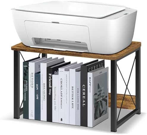 ELITEROO Desktop Printer Stand, Printer Stand Shelf Desk Organzier by ELITEROO