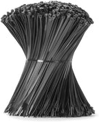 Armpow 12 Inch Black Zip Tie 5000 PCS, 60 Lbs - Small to Medium Zip Tie, Nylon PA66 UV Resistant Cable Tie Heavy Duty for Indoor and Outdoor Use - Ideal for bundling and securing objects by HighQualityTies