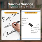 Dry Erase Board for Wall, 24" x 18" Double-Sided Hanging Magnetic Whiteboard with 6 Markers, 6 Magnets and 3 Mini Sticky Notes, Large White Board for School, Home, Office, Blue Frame - Image 6