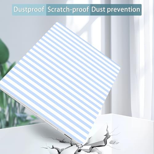 Case for Surface Laptop 8 2026/7 2024 13.8", Blue & White Stripes - Image 6