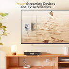 Mount-It in-Wall TV Cable Management Kit, USB-C, Dual Outlet, Cord Hider - Image 6