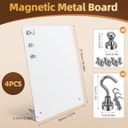 4 Pack Magnetic Board - White Magnet Display Stand - Image 4