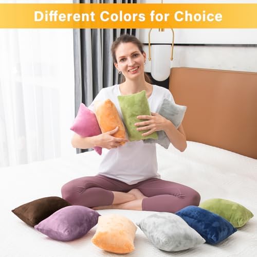 1 MIDDLE ONE 2 Pack Small Pillow, Memory Foam Mini Pillow 11 X 7 Inches for Travel, Sleeping, Nap and Neck, Knee, Lumbar Support, Tiny Cushion for Pet, Dogs (Brown) - Image 6