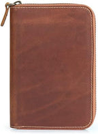 Londo Genuine Leather Padfolio – Portfolio Folder with Pencil Holder, Notepad & Zipper Closure for Business, Office & Travel - Image 4