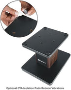 Rockville RHT8D Pair 8" Dark Wood Desktop Speaker/Studio Monitor Stands - Image 4