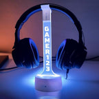 Getname Necklace Custom Username Gaming Headphone Stand 12 Color Light Headphone Holder Gamer Gifts Acrylic Headphones Stand Gaming Accessories Game Room Decor Birthday Gifts for Him Gaming Decor - Image 2