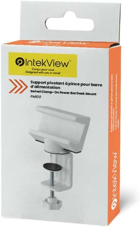 Swivel Clamp-On Power Bar Desk Mount - 360° Rotatable, Adjustable and Secure - Image 2