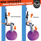 ULIBERMAGNET New Upgraded Large Magnetic Hooks,Strong Heavy Duty Magnet Hooks for Power Drill,Broom,Garden Tools, Pegboard, Garage, Workshop,Hardware, 10 Pack Magnet Storage Holder for Hanging(Black) - Image 4