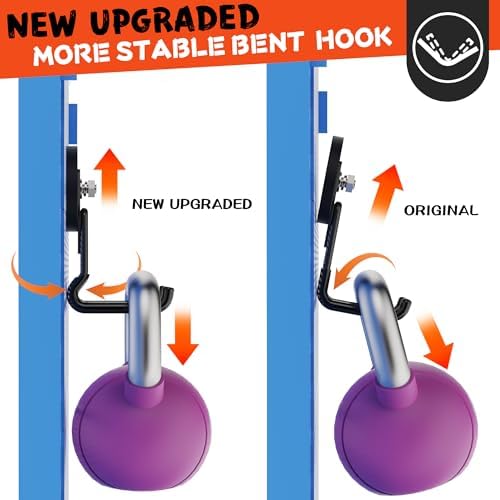 ULIBERMAGNET New Upgraded Large Magnetic Hooks,Strong Heavy Duty Magnet Hooks for Power Drill,Broom,Garden Tools, Pegboard, Garage, Workshop,Hardware, 10 Pack Magnet Storage Holder for Hanging(Black) - Image 4