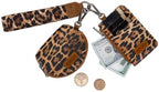 Wrangler Keychain Wristlet Wallets for Women Western Dual Pouch Wristlet Credit Card Holder Wallet - Image 4
