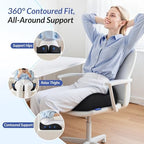 ZIKEE Pioneering Gel Seat Cushion for Sitting Pain Relief & Cooling Comfort - Image 3