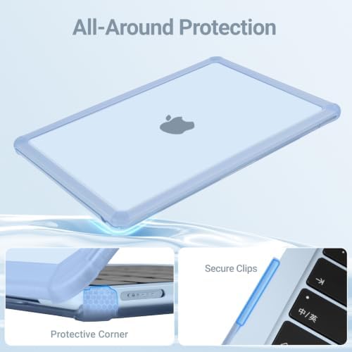 MOSISO Compatible with MacBook Air 13 inch Case M5 2026 M4 M3 M2 2025-2022 - Image 3