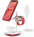 XooFly 3 in 1 Magnetic Wireless Charging Station for Apple Devices,15W by XooFly